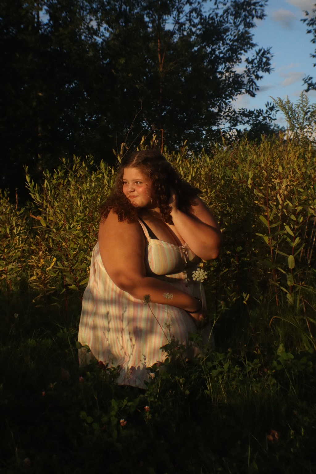 Portrait in greenery
