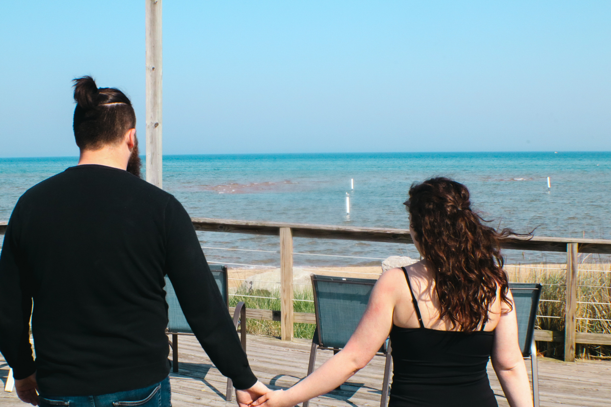 Together on the beach